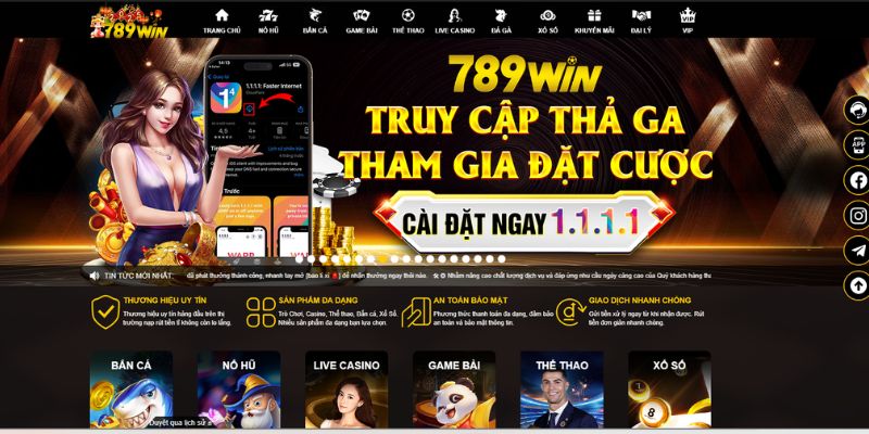 789win nhà cái cá cược xanh chín, đáng trải nghiệm