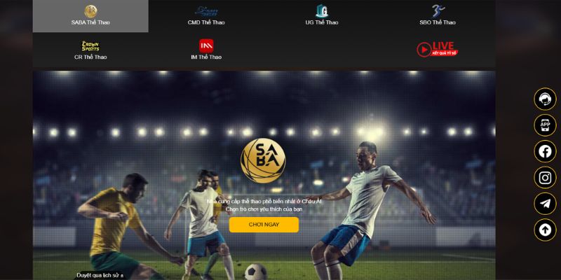 Các sảnh Thể thao sôi động tại 789win